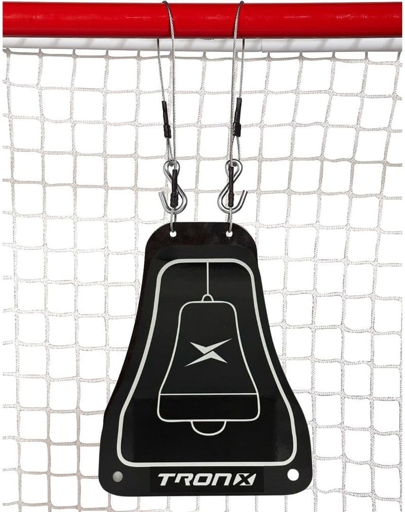 TronX Hockey Metal Bell Targets - 2 Pack of Metal Bells - Hockey Net Shooting Targets, Equipment to Help Improve Shot Accuracy for Kids, Teens, Adult Players - Image 1
